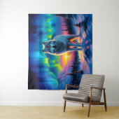 オーロラの守護者 タペストリー (インサイチュ)
