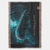 オーロラの希望、宇宙旅行by Xzendor7 スローブランケット (正面縦)