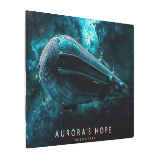 オーロラの希望、宇宙旅行by Xzendor7 メタルプリント