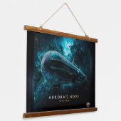オーロラの希望、宇宙旅行by Xzendor7 吊り下げ型タペストリー (傾斜あり)