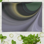 オーロラの抱擁：コズミック万華鏡のように千変万化するパターン キッチンタオル (折り畳み)