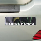 オーロラの抱擁:コズミック万華鏡のように千変万化するパターン バンパーステッカー (車上)