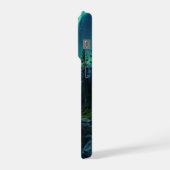 オーロラの森 iPhone 15 Pro カバー (左側面)