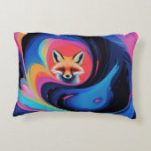 「オーロラの精神」 アクセントクッション (裏面)