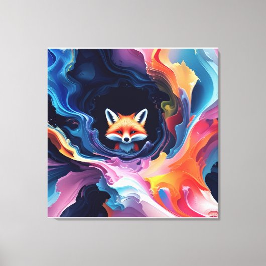 「オーロラの精神」 キャンバスプリント (正面)