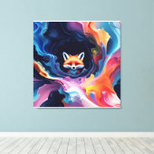 「オーロラの精神」 キャンバスプリント (インサイチュ (ウッドフロア))