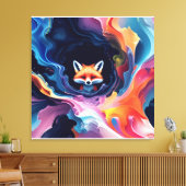 「オーロラの精神」 キャンバスプリント (インサイチュ (リビング))