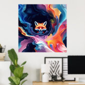 「オーロラの精神」 ポスター (ホームオフィス)