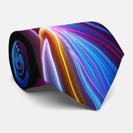 オーロラの虹ライト ネクタイ (ロール)