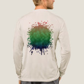 オーロラの野原 トライブレンドTシャツ (背面)