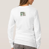 オーロラのBearialisの長袖の休日のTシャツ Tシャツ (裏面)