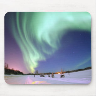 オーロラのborealisのマウスパッド マウスパッド