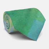 オーロラのBorealisの抽象的な水彩画 ネクタイ (ロール)