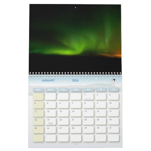オーロラのBorealis 2011のカレンダー カレンダー (1月 2026)