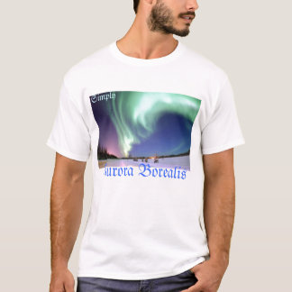オーロラのborealis tシャツ