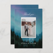 オーロラは感謝していしています サンキューカード (正面/裏面)