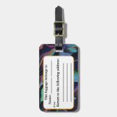 オーロラアクリルインスパイア注流 ラゲッジタグ (正面縦)