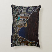 オーロライリノイ南ブロードウェイネオンアート1920 アクセントクッション (裏面(縦))