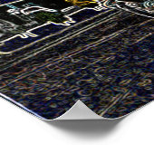 オーロライリノイ南ブロードウェイネオンアート1920 ポスター (角)