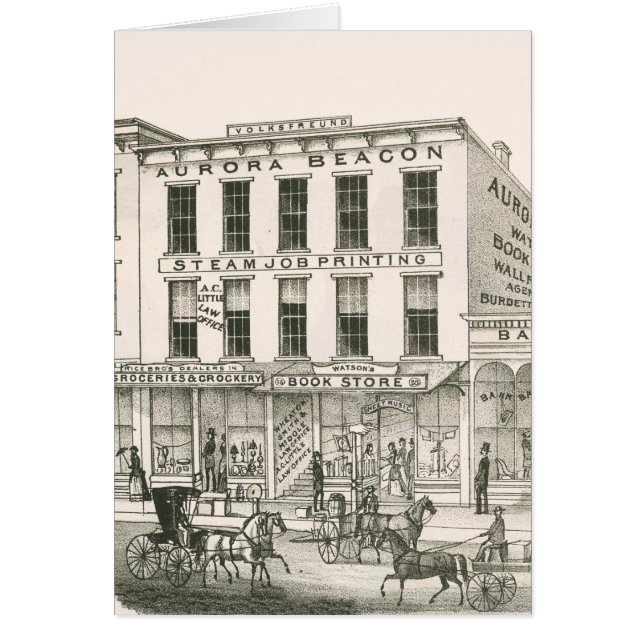 オーロライリノイ州オーロラビーコンニュース1871石リッツ (正面)