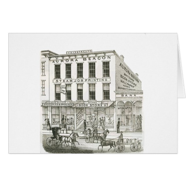 オーロライリノイ州オーロラビーコンニュース1871石リッツ (正面横)