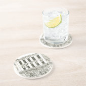 オーロライリノイ州オーロラビーコンニュース1871石リッツ コースター (側面)