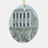 オーロライリノイ州オーロラビーコンニュース1871石リッツ セラミックオーナメント (右)