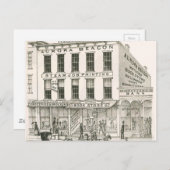 オーロライリノイ州オーロラビーコンニュース1871石リッツ ポストカード (正面/裏面)