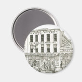 オーロライリノイ州オーロラビーコンニュース1871石リッツ マグネット (正面/裏面)