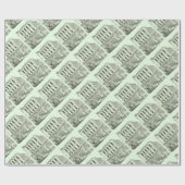 オーロライリノイ州オーロラビーコンニュース1871石リッツ ラッピングペーパー (フラット)