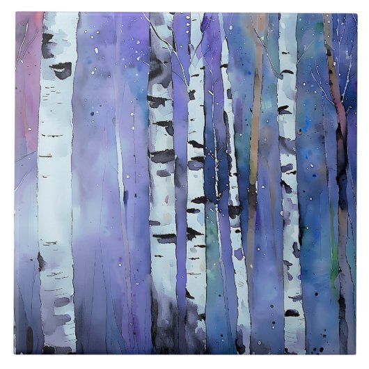 オーロラインザーズ樺の木 タイル (正面)