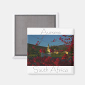 オーロラウエスタンケープチャーチ南アフリカSA マグネット (正面/裏面)