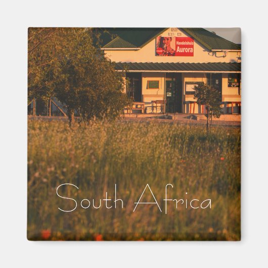 オーロラウエスタンケープ南アフリカSA マグネット (正面)