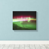 オーロラオーストラリス国際的宇宙駅 キャンバスプリント (インサイチュ (ウッドフロア))