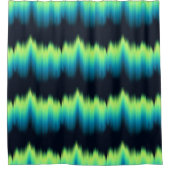 オーロラシャワーカーテンノーザンライトデコール シャワーカーテン (正面)