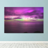 オーロラスオーロラリスサザンライツオーストラリア キャンバスプリント (インサイチュ (ウッドフロア))