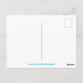 オーロラスカイライツスノーマウンテンレイク ポストカード (裏面)