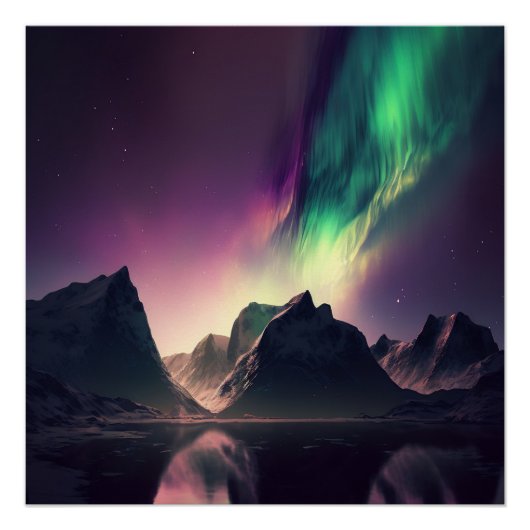 オーロラスカイライトポスター ポスター (正面)