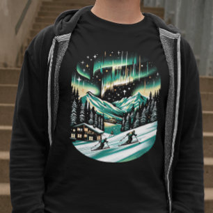 オーロラスキーアドベンチャーユニセックス Tシャツ
