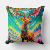 オーロラスタッグ ~夜の魔法~ クッション (正面)