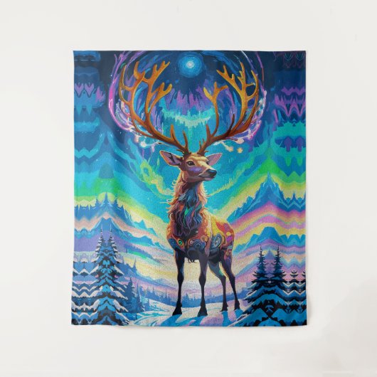 オーロラスタッグ ~夜の魔法~ タペストリー (正面)