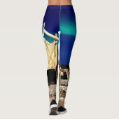 オーロラノーザンライトカンゲルルスアックグリーンランド レギンス (裏面)