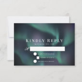 オーロラノーザンラ結婚イト 出欠カード (正面)