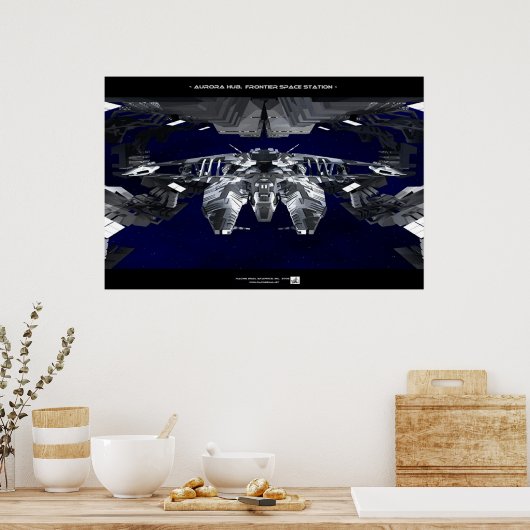 オーロラハブ ポスター (キッチン)