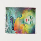 オーロラバイクライヴヘンリー鮮やか タペストリー (正面(横))