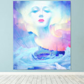 オーロラバイクライヴ・ヘンリー・ブルー キャンバスプリント (インサイチュ (ウッドフロア))