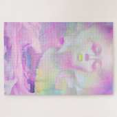 オーロラバイクリーブヘンリーのピンクのパステル ジグソーパズル (横)
