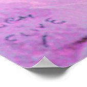 オーロラバイクリーブヘンリーのピンクのパステル ポスター (角)