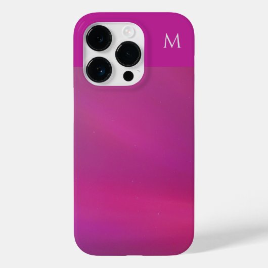 オーロラビッパースターズイニシャル電話ケース Case-Mate iPhoneケース (裏面)