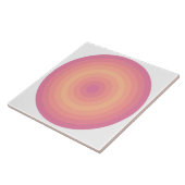 オーロラピンクファジーピーチサークル タイル (側面)